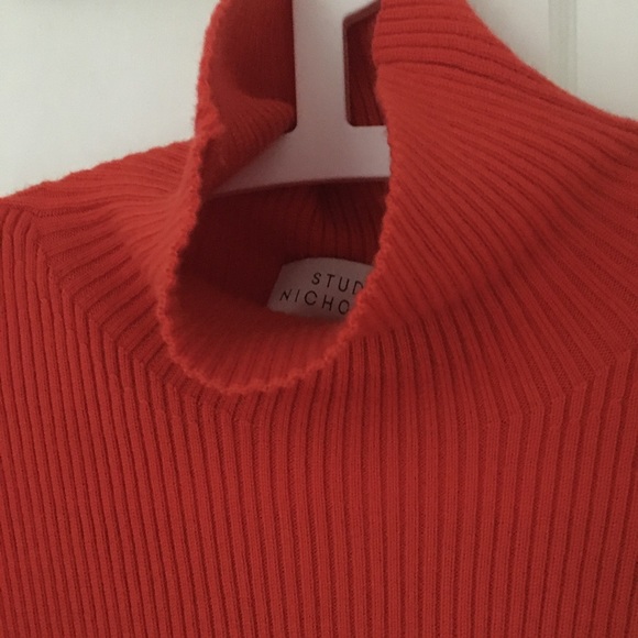 Studio Nicholson Ettore Knit Sweater in Japan Red - Picture 9 of 14